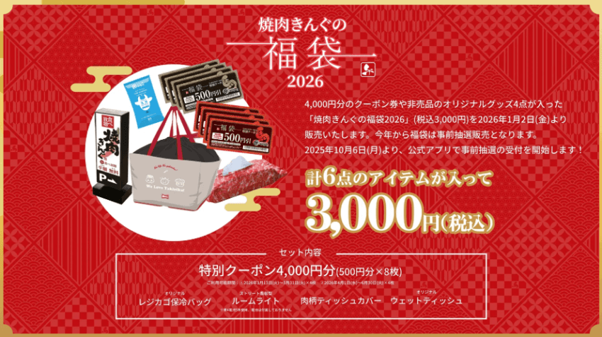 焼肉キング福袋